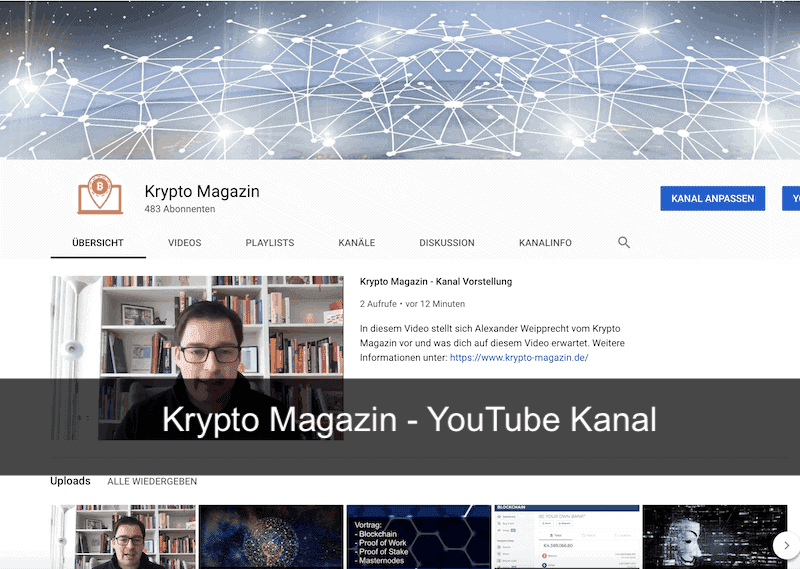 Krypto Magazin auf YouTube