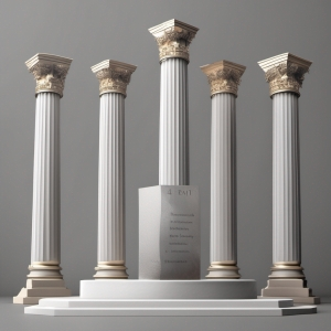 Die fünf Säulen 
