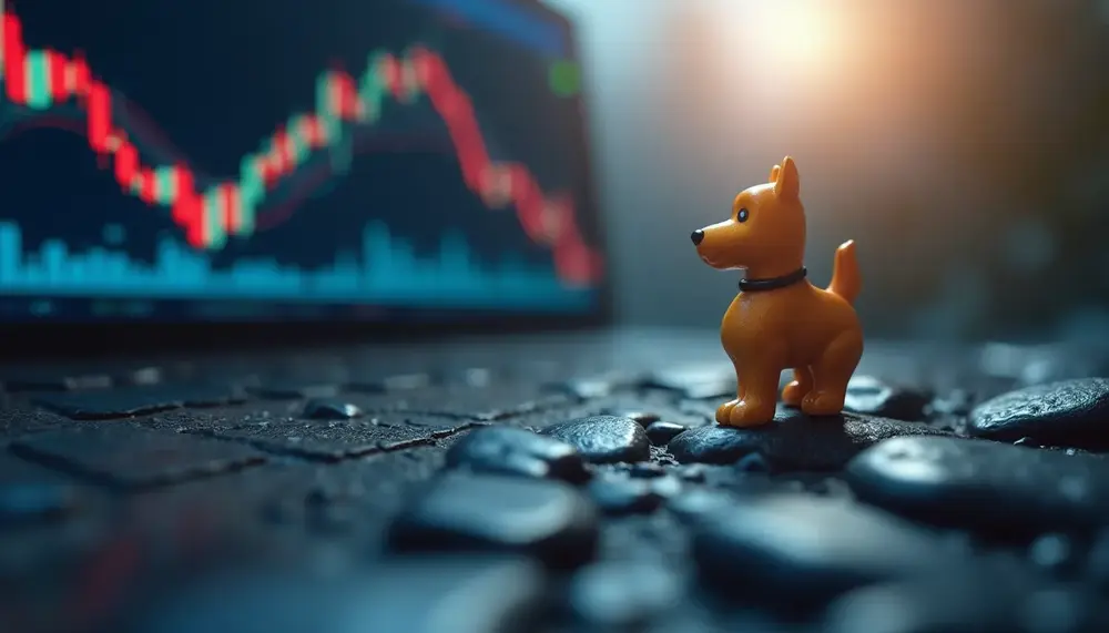 Dogecoin im Abwärtstrend: Kritische Unterstützungsniveaus unter Druck