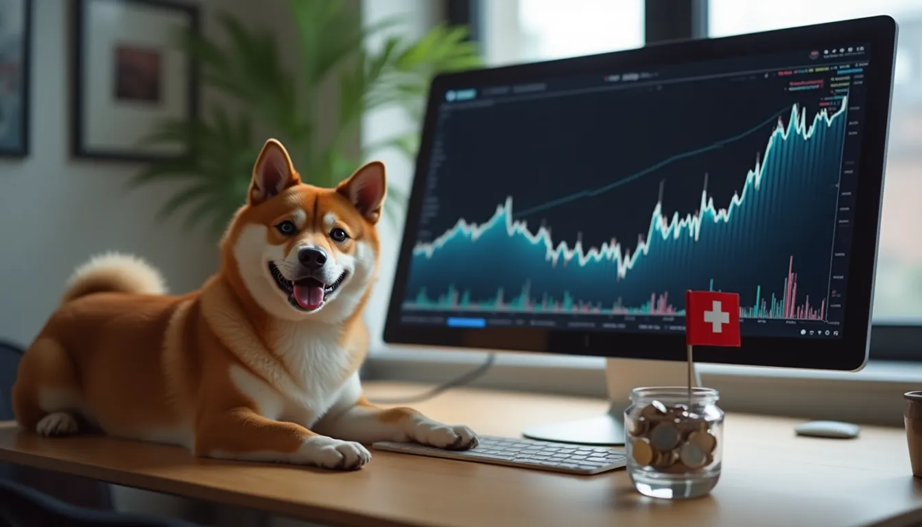 Dogecoin steigt dank Short Squeeze, während Schweizer Sandbox Franken-Stablecoin testet