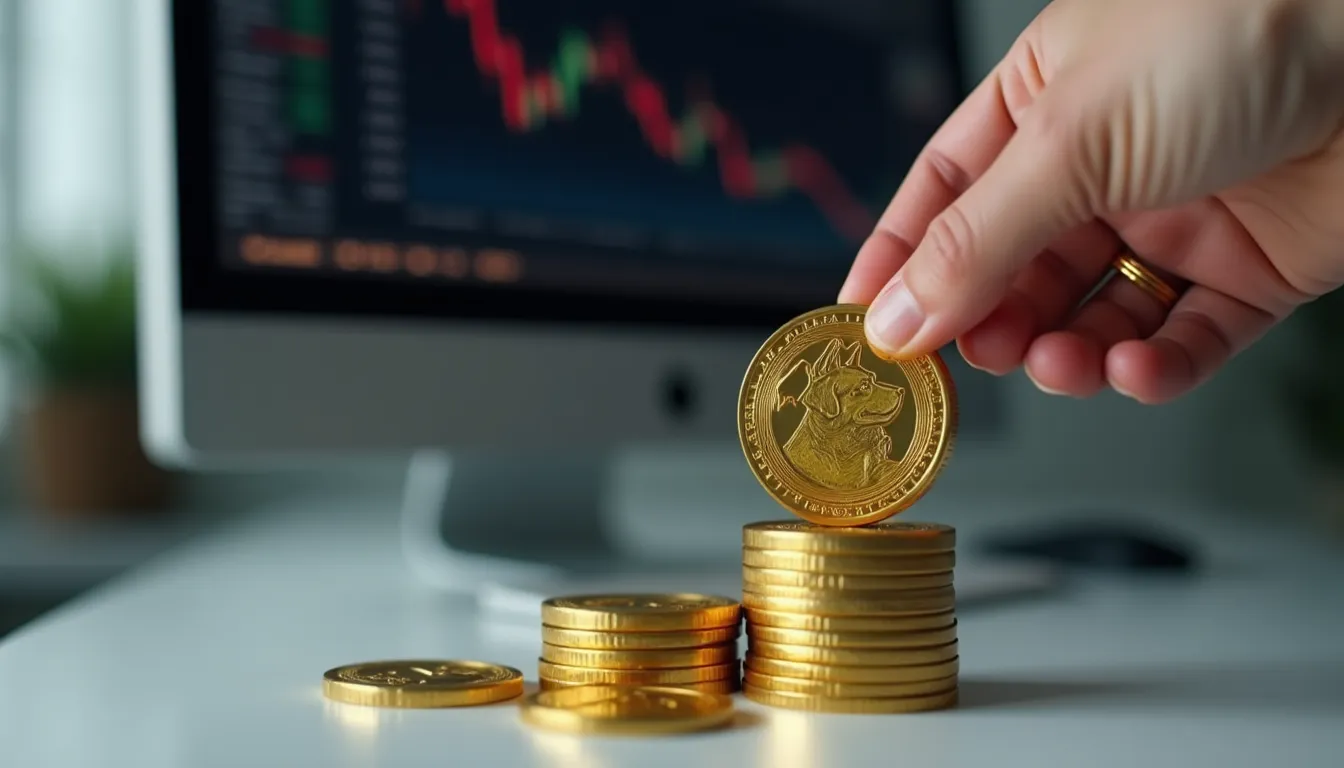 Dogecoin unter Druck: Großanleger kaufen trotz Kursverlusten nach