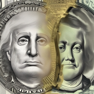 Konkurrenzsituation zwischen Bitcoin und dem Dollar