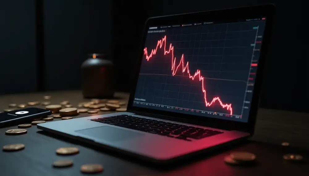 Krypto-Markt unter Druck: Bitcoin fällt, Aktien verlieren, Experten warnen vor Korrektur